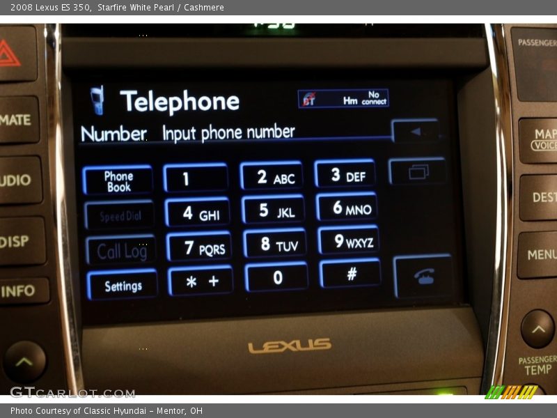 Starfire White Pearl / Cashmere 2008 Lexus ES 350