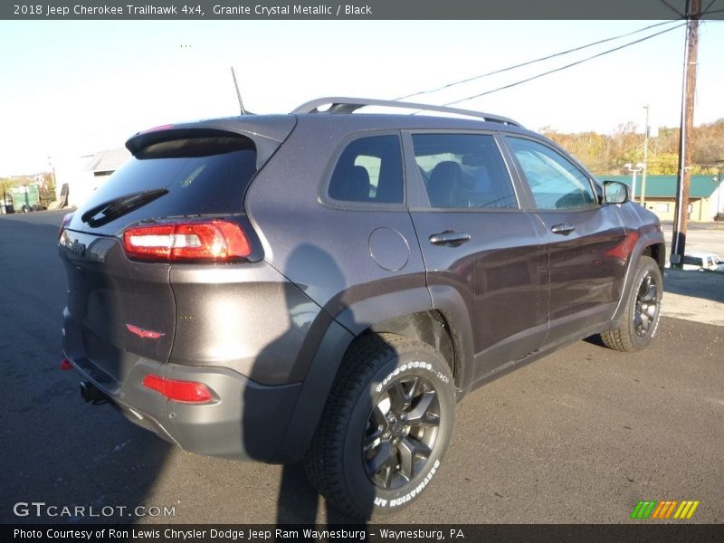 Granite Crystal Metallic / Black 2018 Jeep Cherokee Trailhawk 4x4