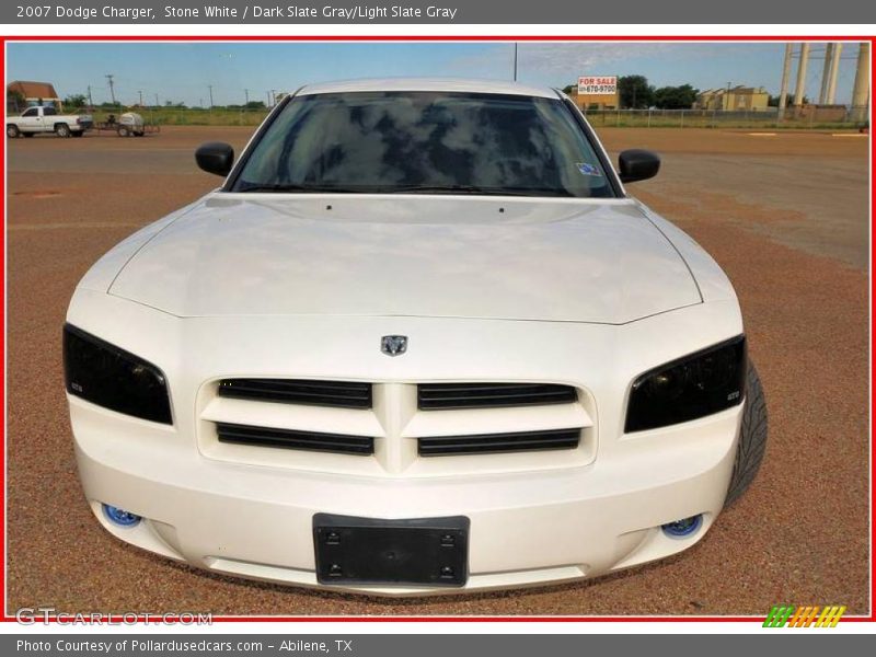 Stone White / Dark Slate Gray/Light Slate Gray 2007 Dodge Charger