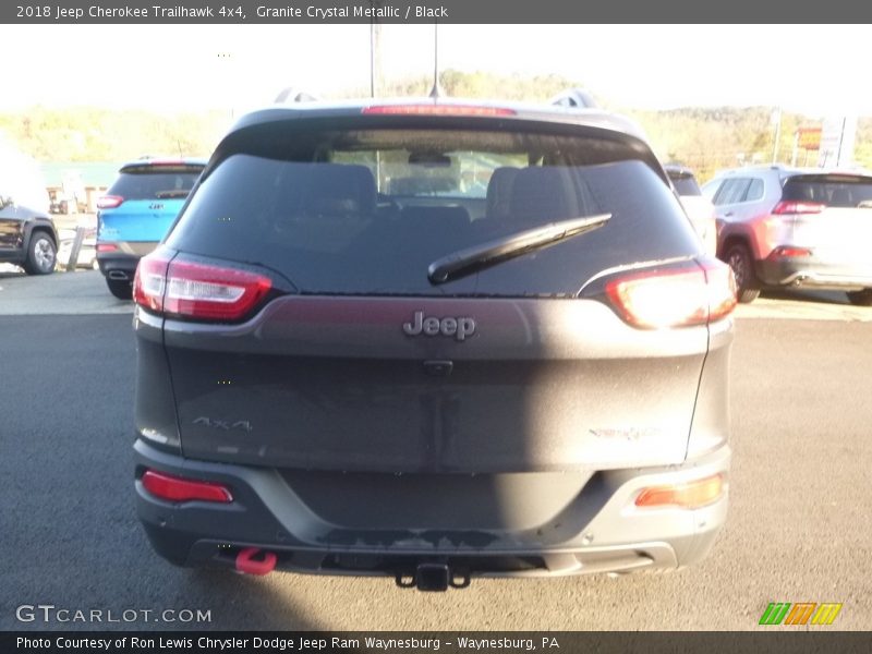 Granite Crystal Metallic / Black 2018 Jeep Cherokee Trailhawk 4x4