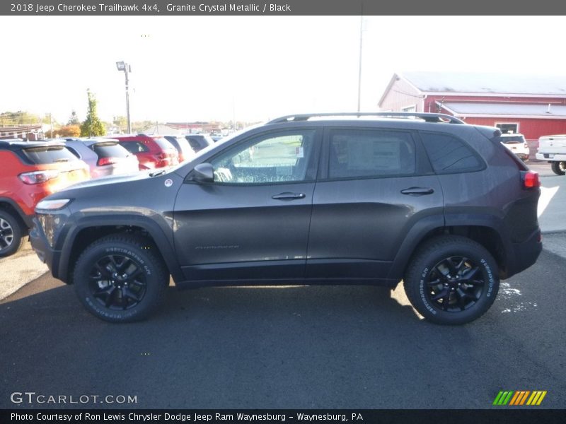 Granite Crystal Metallic / Black 2018 Jeep Cherokee Trailhawk 4x4