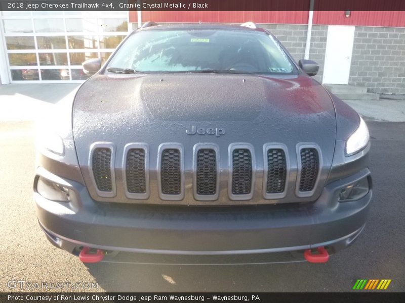 Granite Crystal Metallic / Black 2018 Jeep Cherokee Trailhawk 4x4