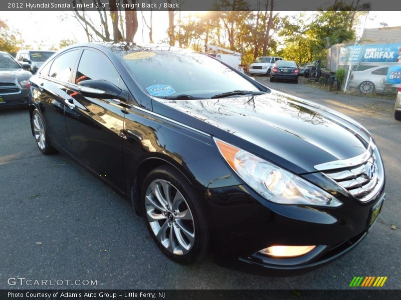 Midnight Black / Black 2012 Hyundai Sonata Limited 2.0T
