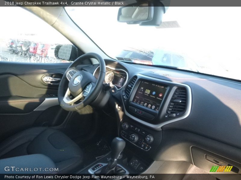 Granite Crystal Metallic / Black 2018 Jeep Cherokee Trailhawk 4x4