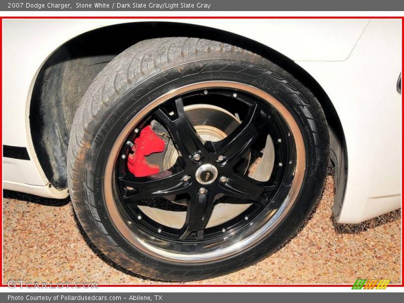 Stone White / Dark Slate Gray/Light Slate Gray 2007 Dodge Charger