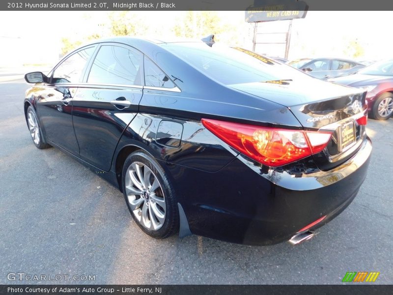 Midnight Black / Black 2012 Hyundai Sonata Limited 2.0T