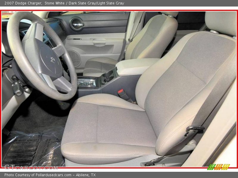Stone White / Dark Slate Gray/Light Slate Gray 2007 Dodge Charger