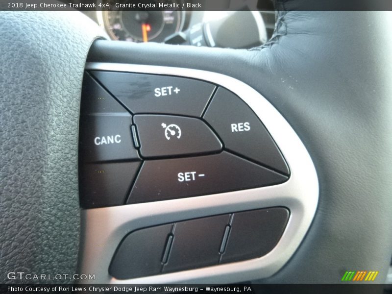 Granite Crystal Metallic / Black 2018 Jeep Cherokee Trailhawk 4x4