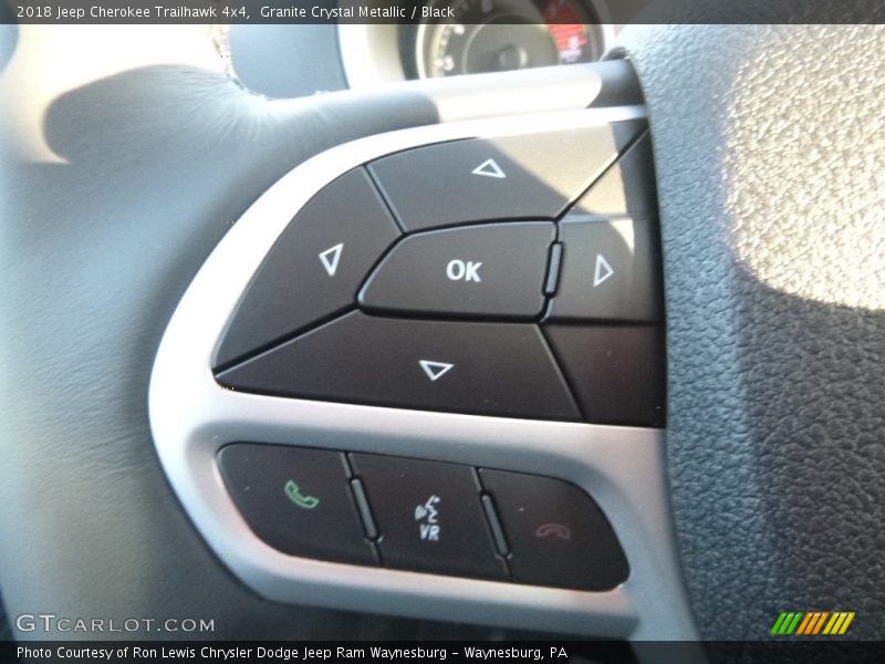 Granite Crystal Metallic / Black 2018 Jeep Cherokee Trailhawk 4x4