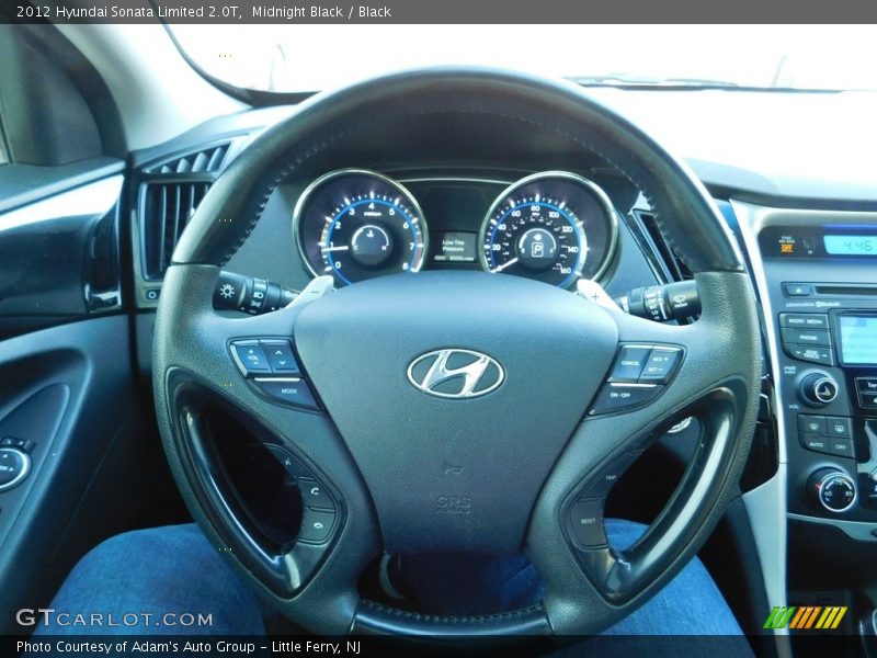 Midnight Black / Black 2012 Hyundai Sonata Limited 2.0T
