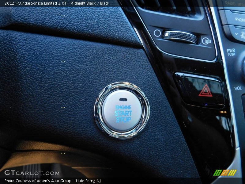 Midnight Black / Black 2012 Hyundai Sonata Limited 2.0T
