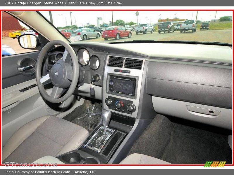 Stone White / Dark Slate Gray/Light Slate Gray 2007 Dodge Charger