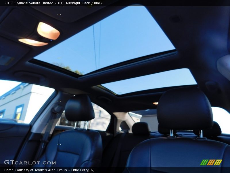 Midnight Black / Black 2012 Hyundai Sonata Limited 2.0T