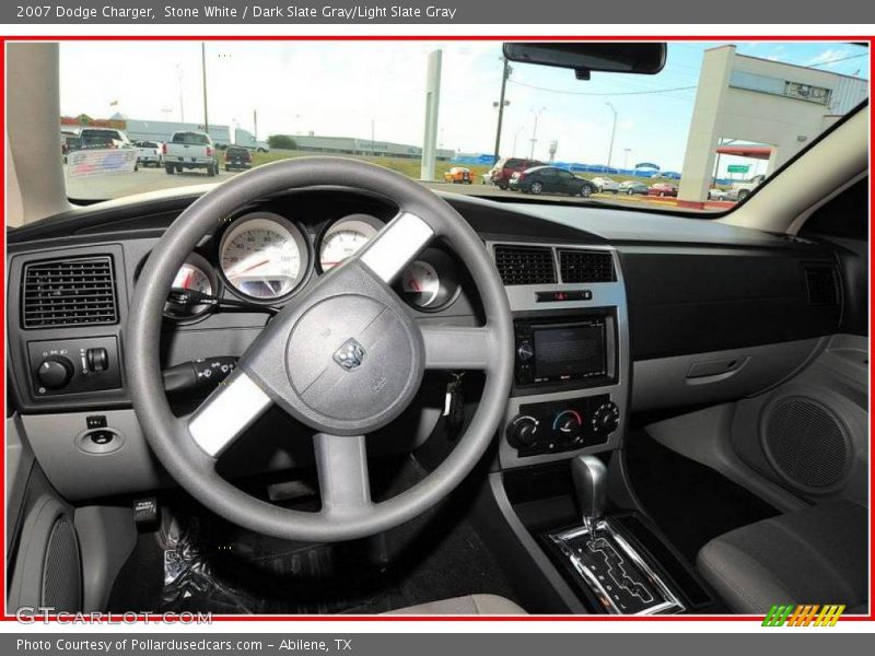 Stone White / Dark Slate Gray/Light Slate Gray 2007 Dodge Charger