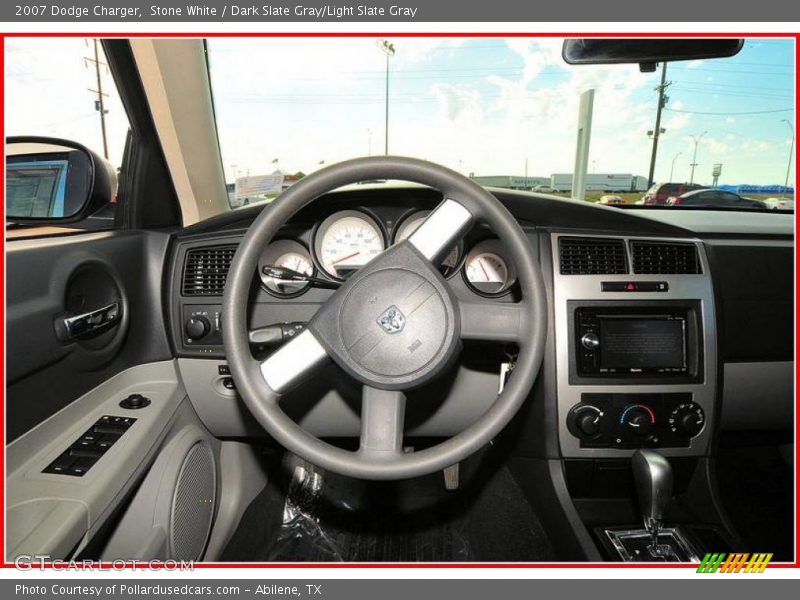 Stone White / Dark Slate Gray/Light Slate Gray 2007 Dodge Charger