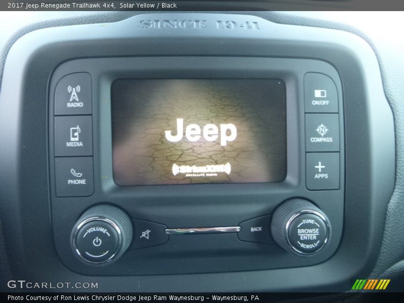 Solar Yellow / Black 2017 Jeep Renegade Trailhawk 4x4