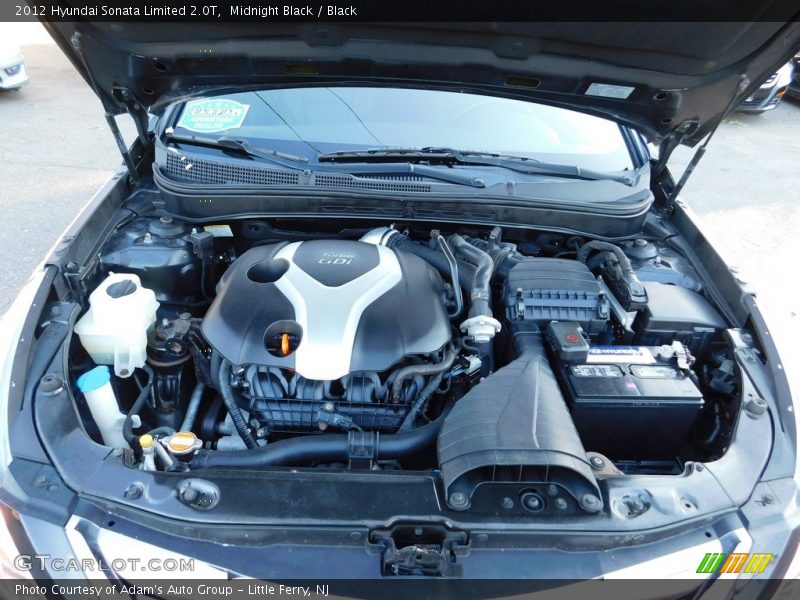 Midnight Black / Black 2012 Hyundai Sonata Limited 2.0T