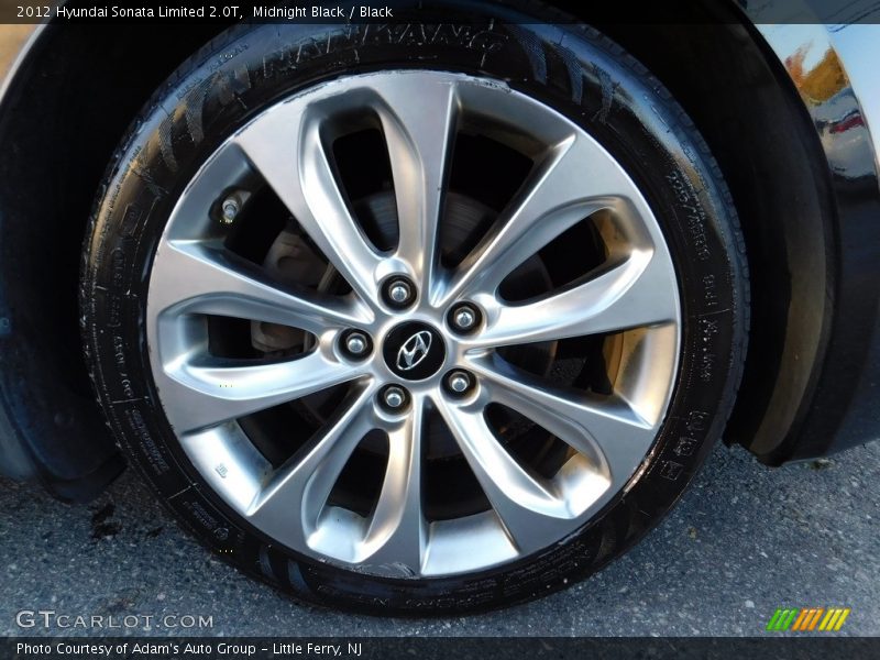 Midnight Black / Black 2012 Hyundai Sonata Limited 2.0T