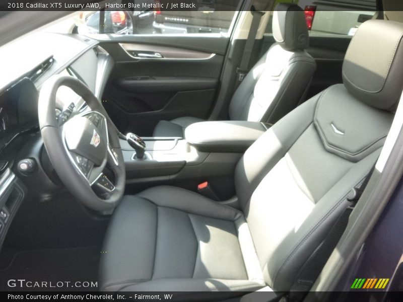 Harbor Blue Metallic / Jet Black 2018 Cadillac XT5 Luxury AWD
