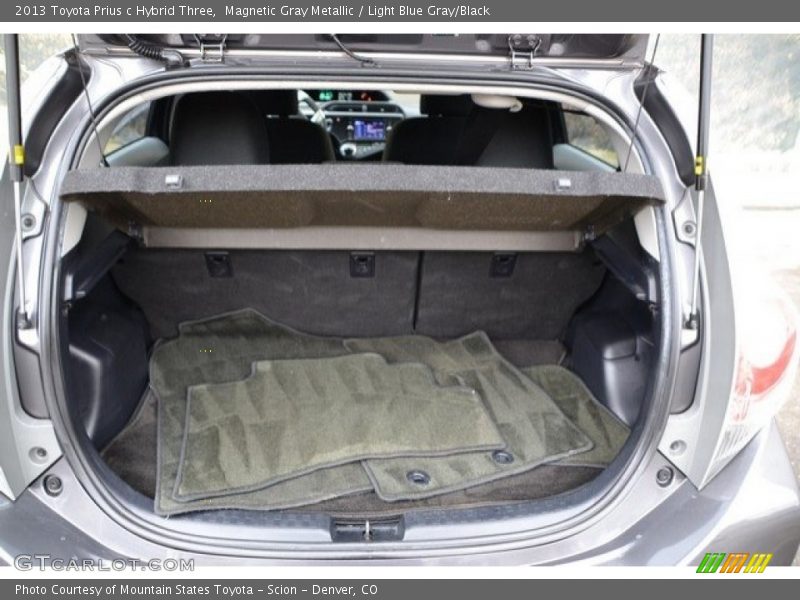 Magnetic Gray Metallic / Light Blue Gray/Black 2013 Toyota Prius c Hybrid Three