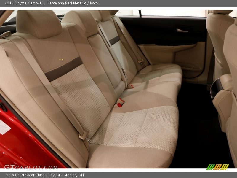 Barcelona Red Metallic / Ivory 2013 Toyota Camry LE