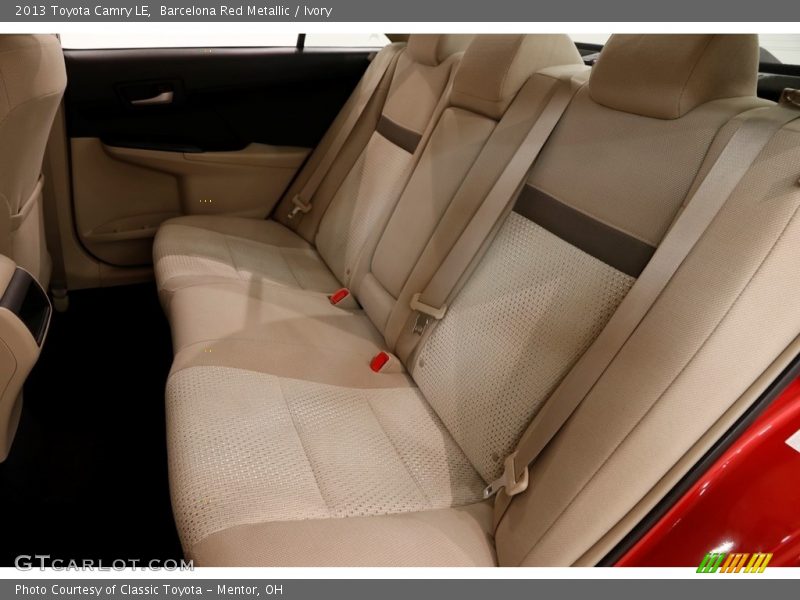 Barcelona Red Metallic / Ivory 2013 Toyota Camry LE