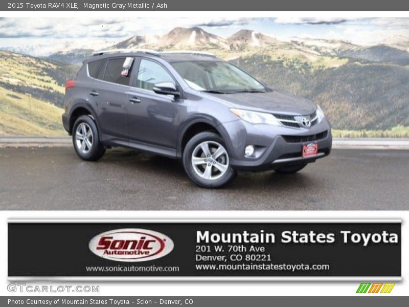 Magnetic Gray Metallic / Ash 2015 Toyota RAV4 XLE