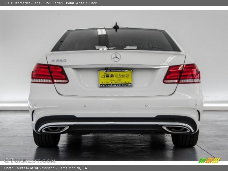 Polar White / Black 2016 Mercedes-Benz E 350 Sedan
