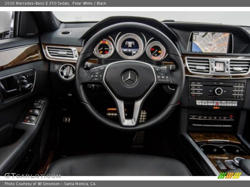 Polar White / Black 2016 Mercedes-Benz E 350 Sedan