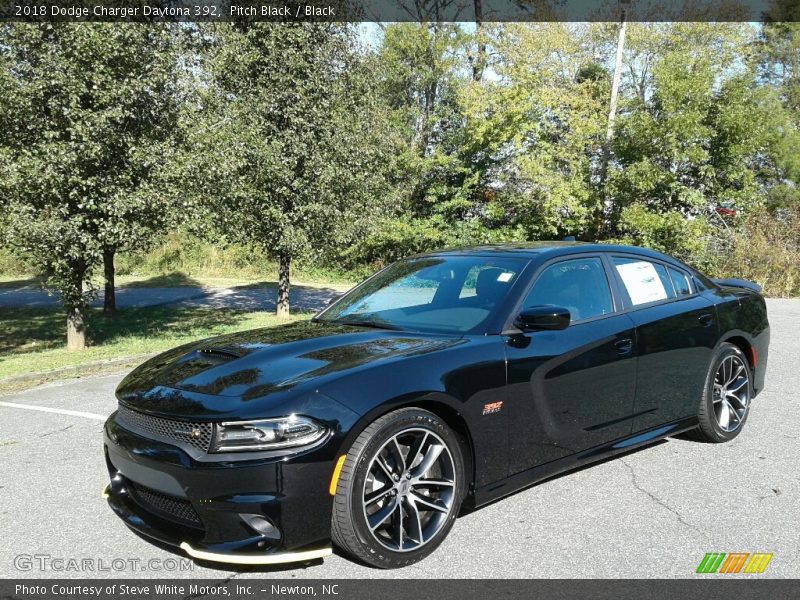 Pitch Black / Black 2018 Dodge Charger Daytona 392