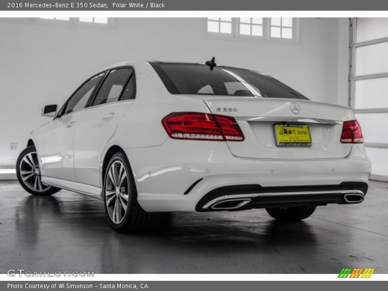 Polar White / Black 2016 Mercedes-Benz E 350 Sedan