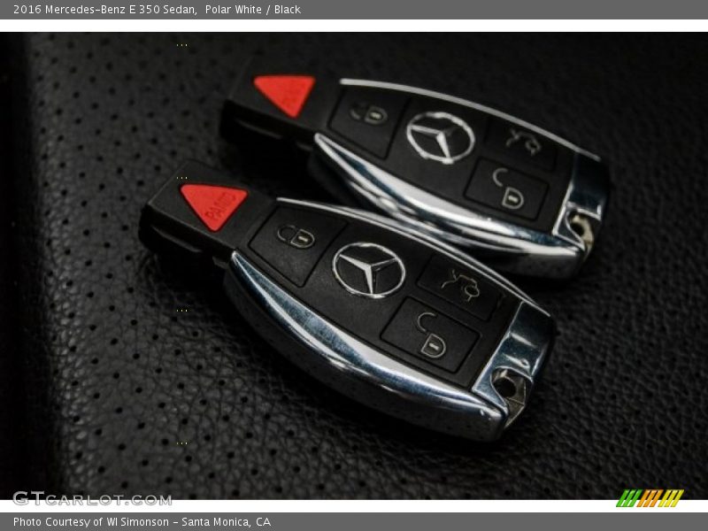 Polar White / Black 2016 Mercedes-Benz E 350 Sedan