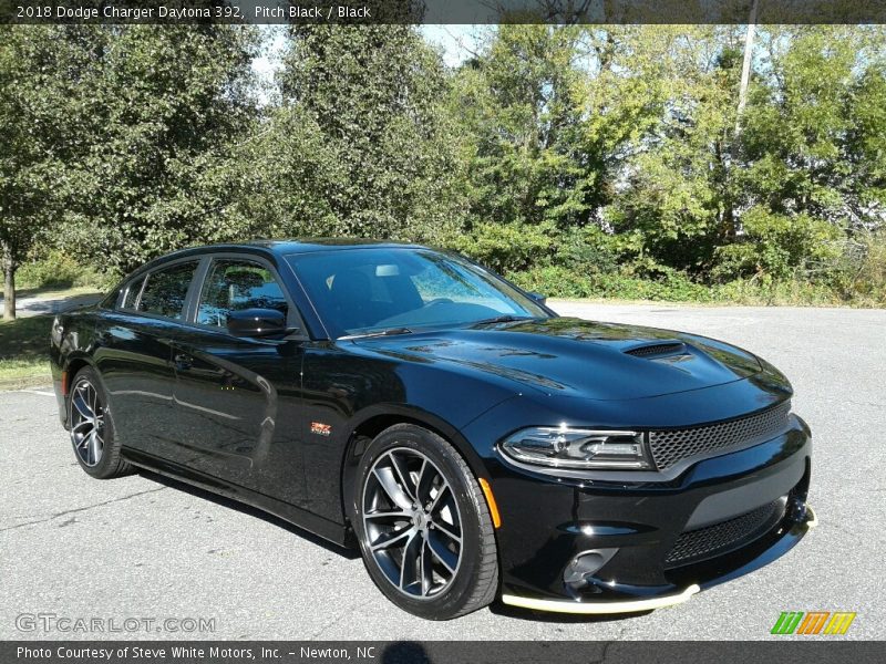 Pitch Black / Black 2018 Dodge Charger Daytona 392