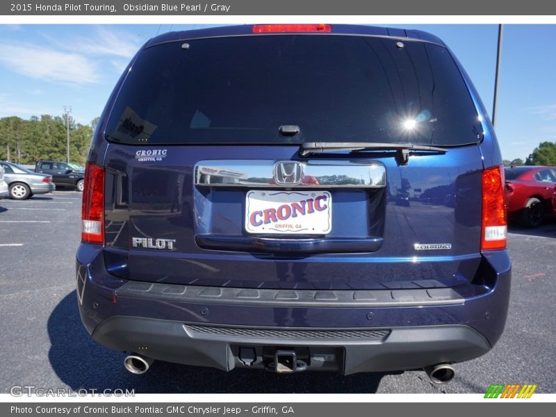 Obsidian Blue Pearl / Gray 2015 Honda Pilot Touring