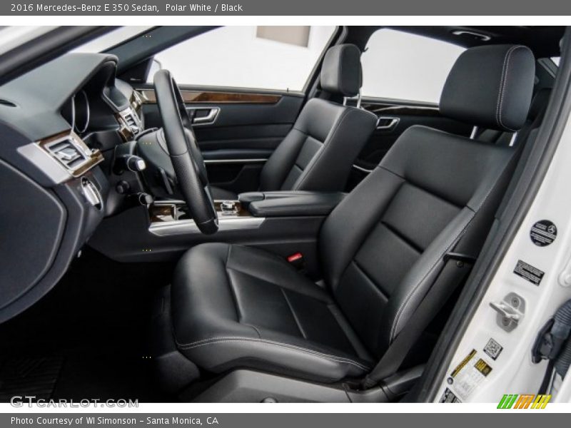 Polar White / Black 2016 Mercedes-Benz E 350 Sedan