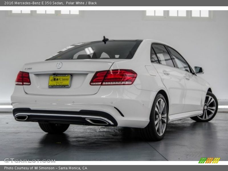 Polar White / Black 2016 Mercedes-Benz E 350 Sedan