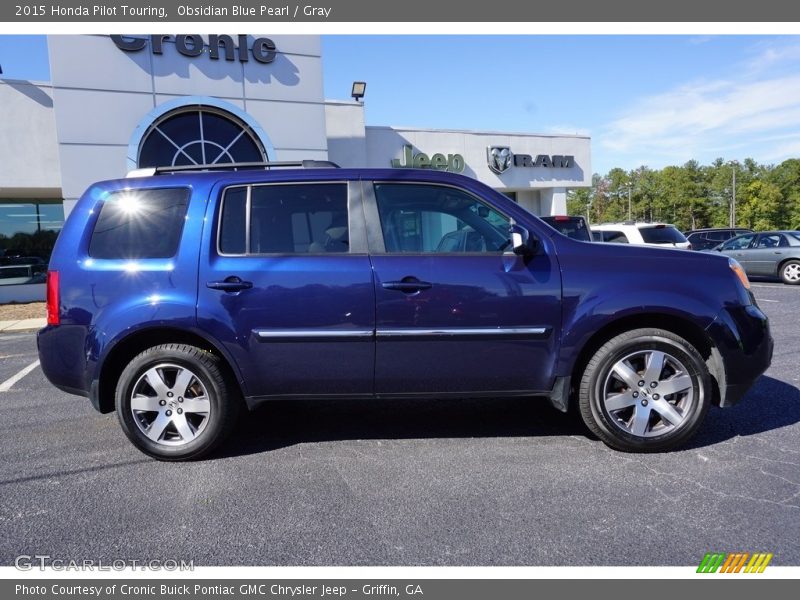 Obsidian Blue Pearl / Gray 2015 Honda Pilot Touring