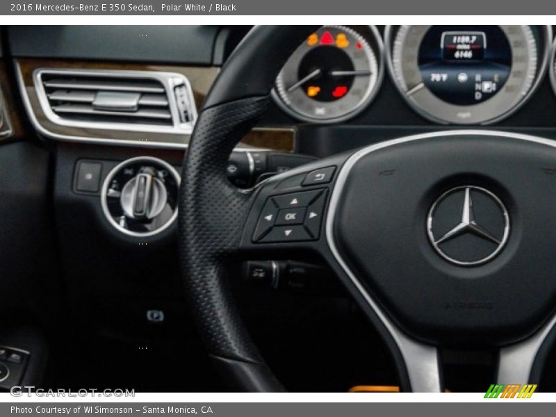 Polar White / Black 2016 Mercedes-Benz E 350 Sedan