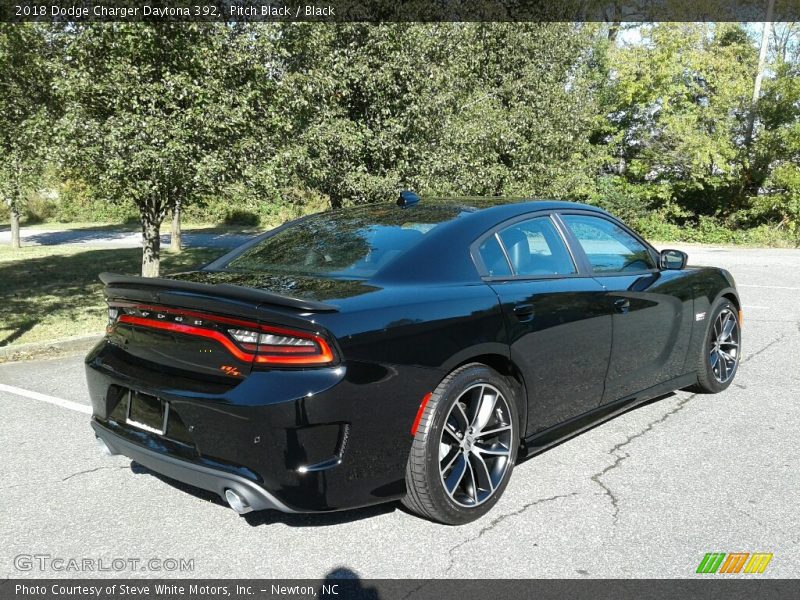 Pitch Black / Black 2018 Dodge Charger Daytona 392