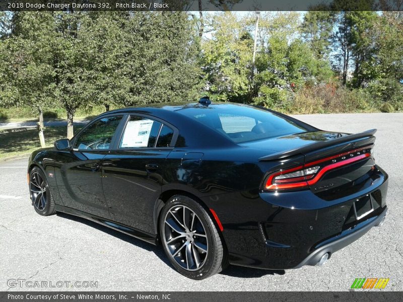 Pitch Black / Black 2018 Dodge Charger Daytona 392