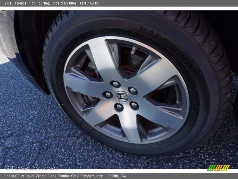 Obsidian Blue Pearl / Gray 2015 Honda Pilot Touring