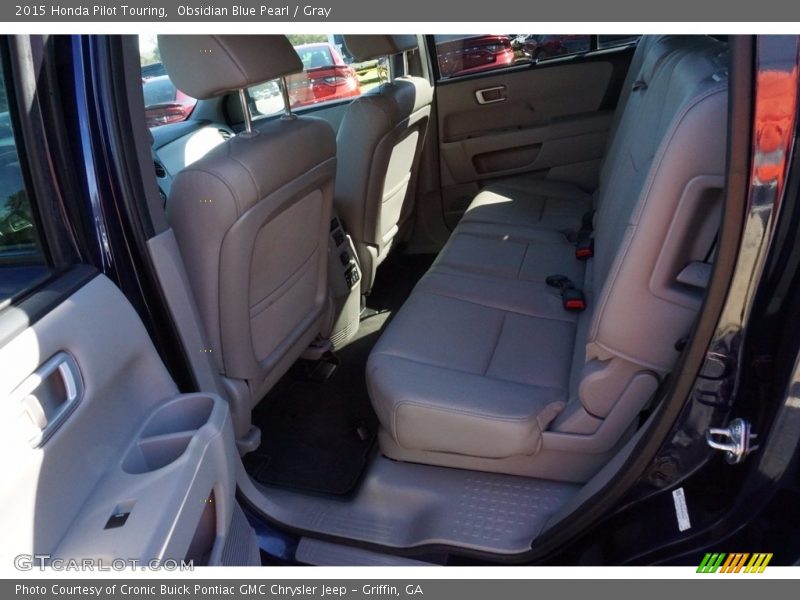 Obsidian Blue Pearl / Gray 2015 Honda Pilot Touring