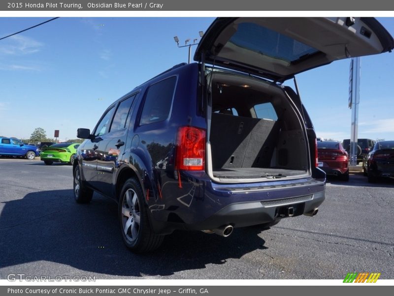 Obsidian Blue Pearl / Gray 2015 Honda Pilot Touring