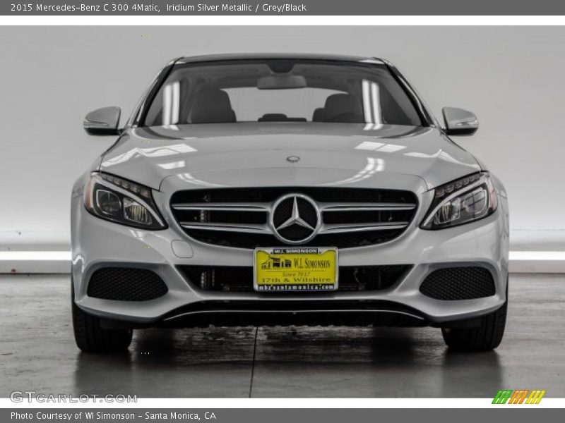 Iridium Silver Metallic / Grey/Black 2015 Mercedes-Benz C 300 4Matic