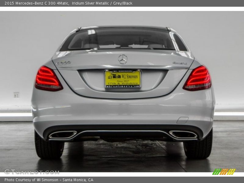 Iridium Silver Metallic / Grey/Black 2015 Mercedes-Benz C 300 4Matic