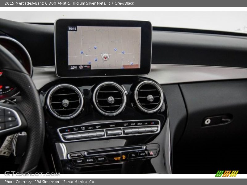 Iridium Silver Metallic / Grey/Black 2015 Mercedes-Benz C 300 4Matic