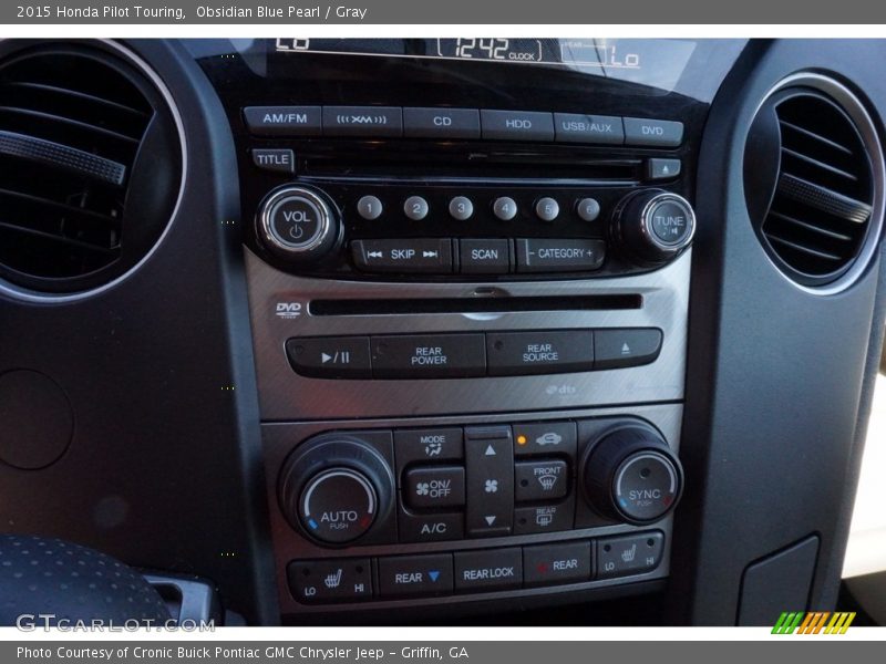 Obsidian Blue Pearl / Gray 2015 Honda Pilot Touring