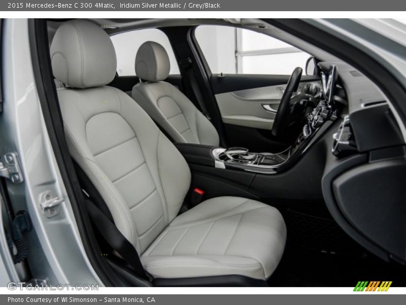Iridium Silver Metallic / Grey/Black 2015 Mercedes-Benz C 300 4Matic