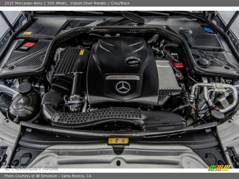 Iridium Silver Metallic / Grey/Black 2015 Mercedes-Benz C 300 4Matic