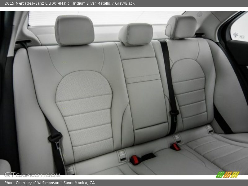 Iridium Silver Metallic / Grey/Black 2015 Mercedes-Benz C 300 4Matic